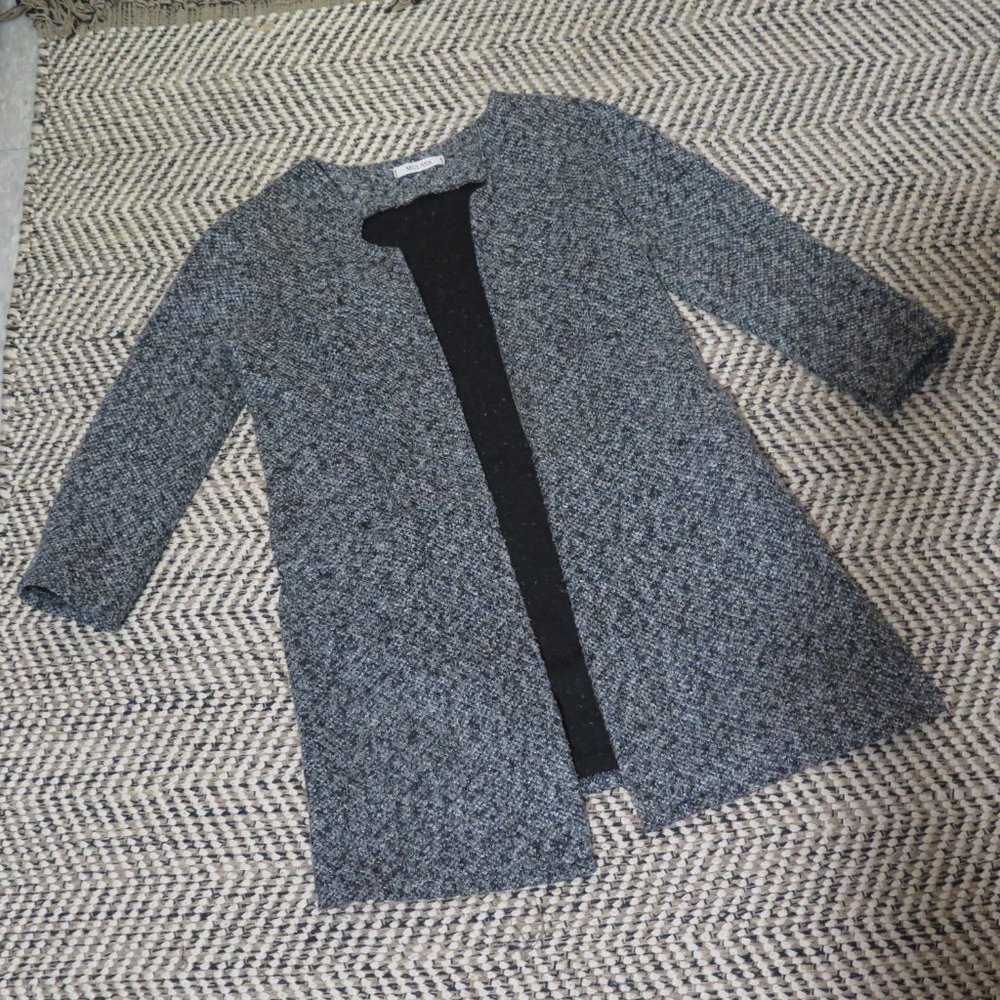 Mulaya Grey Peacoat Light Jacket